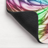 Zufälligkeit | Multicolor Fraktal Art Mousepad (Ecke)