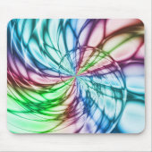 Zufälligkeit | Multicolor Fraktal Art Mousepad (Vorne)