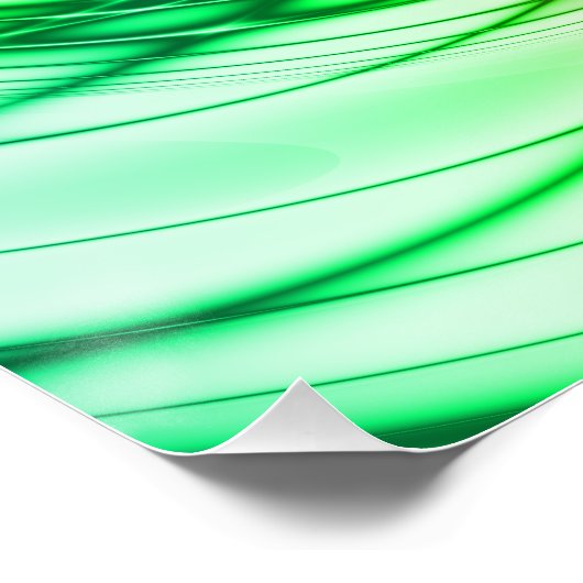 Zufälligkeit | Multicolor Fraktal Art Poster (Ecke)