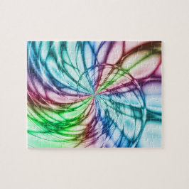 Zufälligkeit | Multicolor Fraktal Art Puzzle