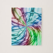 Zufälligkeit | Multicolor Fraktal Art Puzzle (Vertikal)