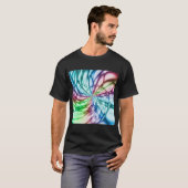 Zufälligkeit | Multicolor Fraktal Art T-Shirt (Vorne ganz)