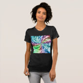 Zufälligkeit | Multicolor Fraktal Art T-Shirt (Vorne ganz)