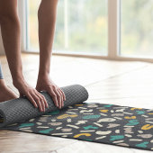 Zufallsbuchstaben Yogamatte