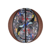 Zufallskunst Mini Basketball (Vertikal)