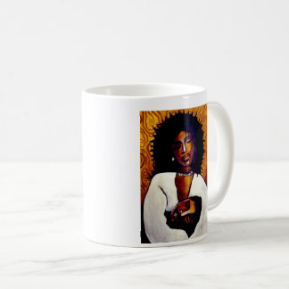 Zuflucht in deinen Armen | Schwarze afrozentrische Kaffeetasse
