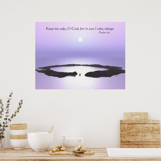 Zuflucht Poster (Küche)