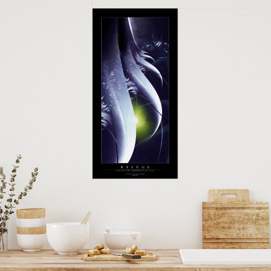 Zuflucht Poster (Küche)