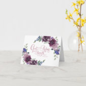 Zuflucht und lila Blumenkarte Karte (Gelbe Blume)