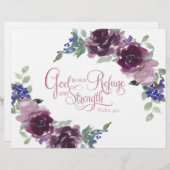 Zuflucht und lila Blüte (Vorne/Hinten)