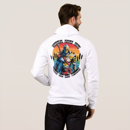 zufrieden | Handelsmotivation | Fantasy Design Hoodie (Schwarz voll)