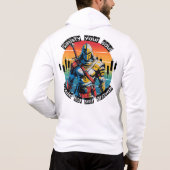zufrieden | Handelsmotivation | Fantasy Design Hoodie (Rückseite)