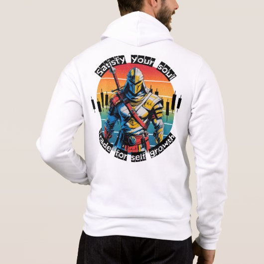 zufrieden | Handelsmotivation | Fantasy Design Hoodie (Rückseite)