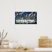 Zufriedene Abdeckung Poster (Küche)