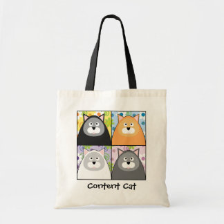 Zufriedene Katzen-Tasche Tragetasche