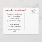 Zufriedene Kühe Neue Adresse / Änderung der Adress Ankündigungspostkarte (Rückseite)