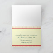 Zufriedene Lehrerrente der Studierenden Karte (Innenseite)