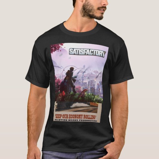 Zufriedene Spielabdeckung  T-Shirt (Vorderseite)