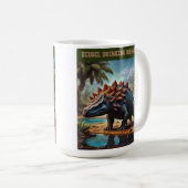 Zufriedener Ankylosaurus Kaffeetasse (VorderseiteRechts)