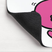 Zufriedener Herr Greedy Mousepad (Ecke)