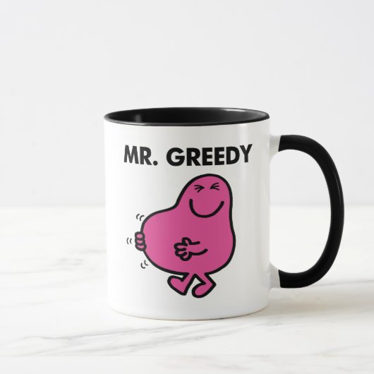 Zufriedener Herr Greedy Tasse (Rechts)