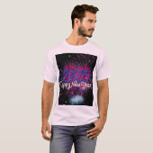 Zufriedener Newyear-T - Shirt 2025 (Vorne ganz)
