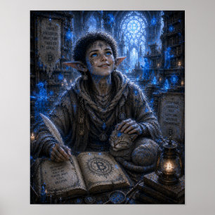 Zufriedenheit / Hausmeister / Heilige Bibliothek Poster