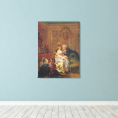 Zufriedenheit mit der Ehe oder, der glücklichen Fa Leinwanddruck (Insitu (Holzboden))