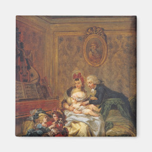 Zufriedenheit mit der Ehe oder, der glücklichen Fa Magnet