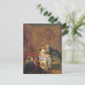 Zufriedenheit mit der Ehe oder, der glücklichen Fa Postkarte (Stehend Vorderseite)