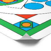 Zufriedenheit Poster (Ecke)