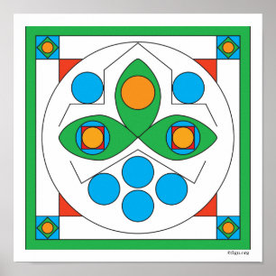 Zufriedenheit Poster