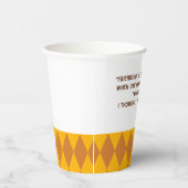 Zufriedenstellungs-Zitate | Freundschaften Pappbecher (Rechts)