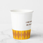 Zufriedenstellungs-Zitate | Freundschaften Pappbecher (Rechts)