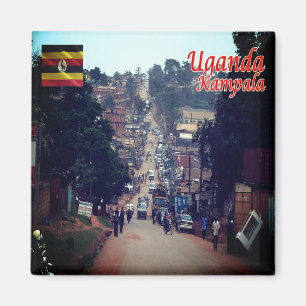 zUG007 KAMPALA, Downtown, Uganda, Afrika, Kühlschr Magnet