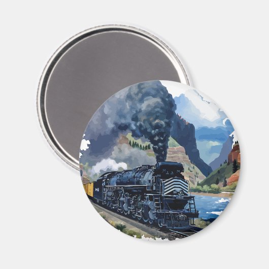 Zug2 Magnet (Vorderseite/Rückseite)