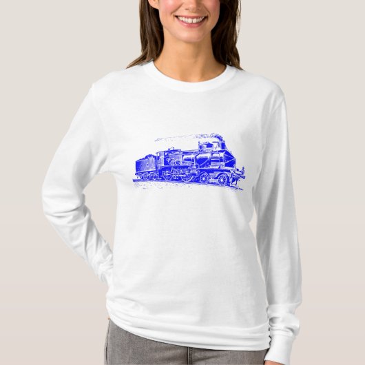 Zug 03 - Blau T-Shirt (Vorderseite)