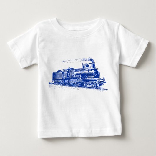 Zug 03 - Navy Blue Baby T-shirt (Vorderseite)