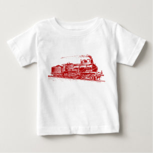 Zug 03 - Rubinrot Baby T-shirt
