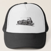 Zug 03 - Schwarz Truckerkappe (Vorderseite)