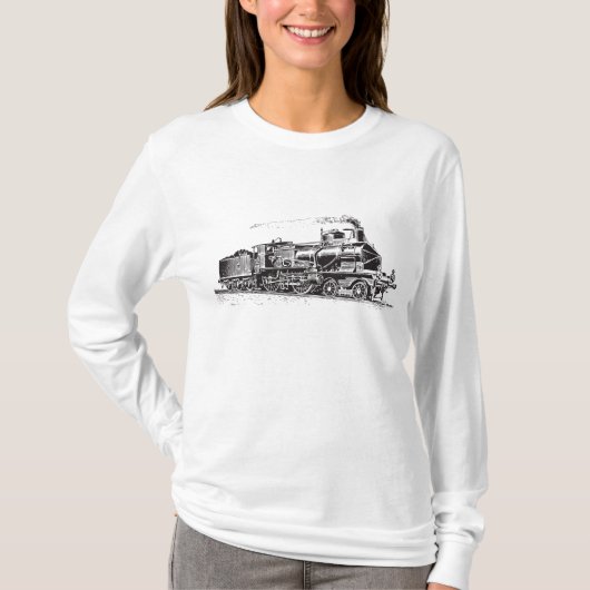 Zug 03 - Schwarzes T-Shirt (Vorderseite)