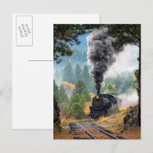 Zug 19 postkarte (Vorne/Hinten)