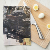 Zug 1 Küchentuch (Viertel Falte)