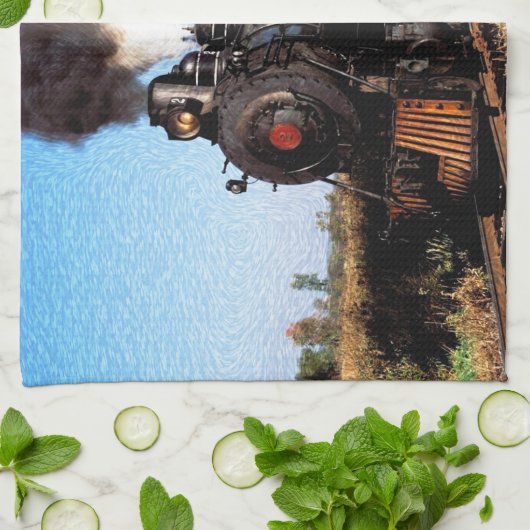 Zug 2 Küche Handtuch (Gefaltet)