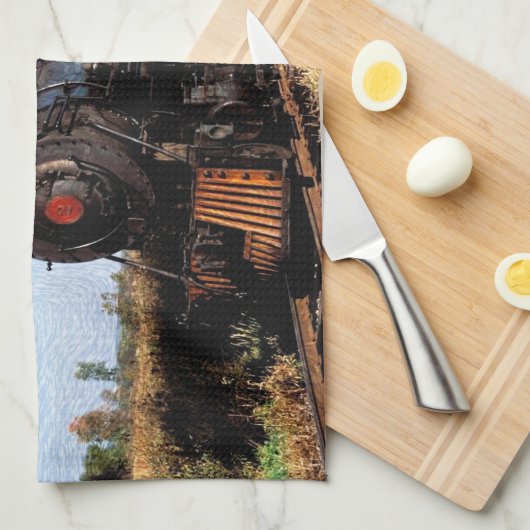 Zug 2 Küche Handtuch (Viertel Falte)