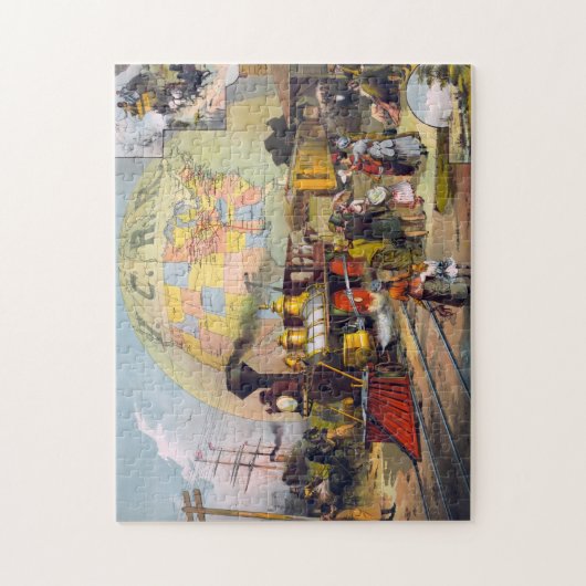 Zug 33 puzzle (Vertikal)