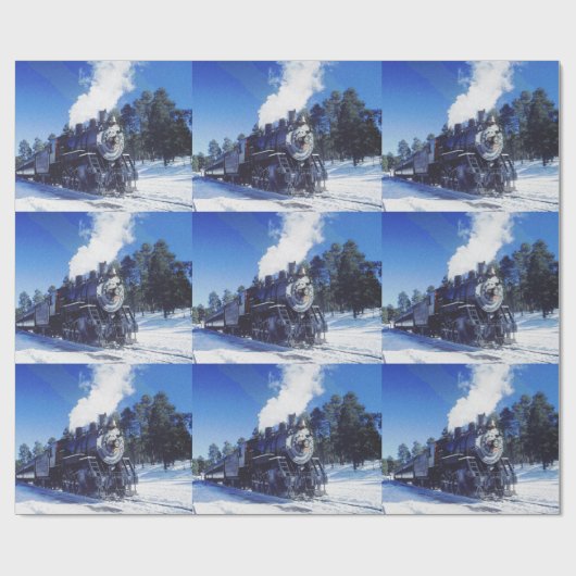 Zug 3 geschenkpapier (Flach)