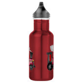 Zug 3D Cherry Red Trinkflasche (Rechts)