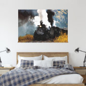 Zug 5 überzogene Canvas Leinwanddruck (Insitu (Schlafzimmer))