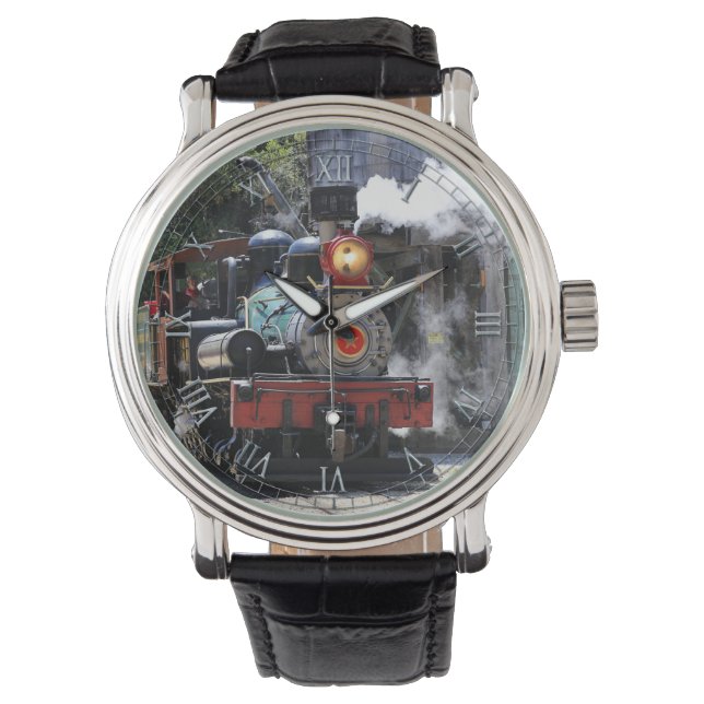 Zug 9 Uhr und Zahlenangaben (Vorderseite)